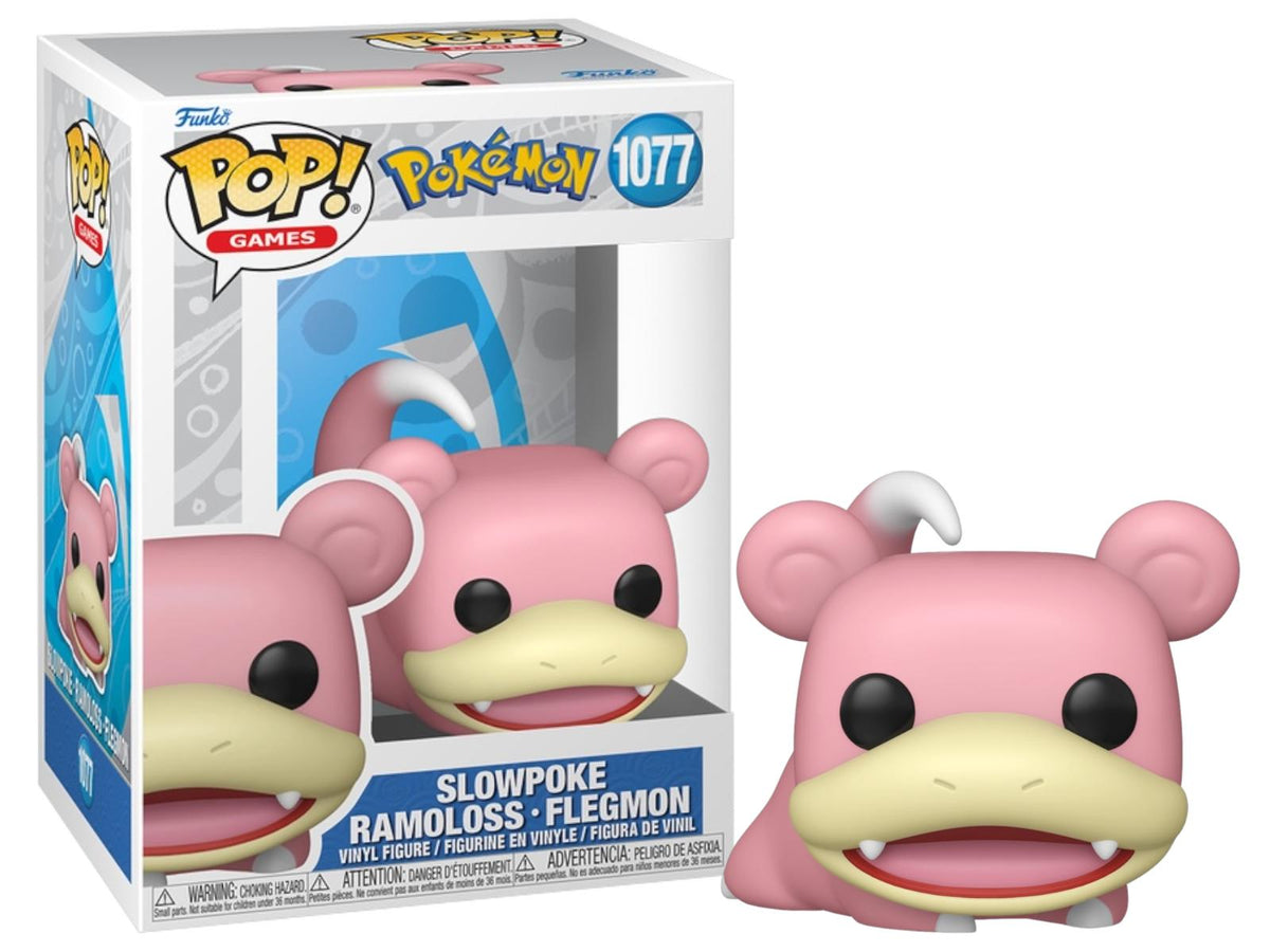 Stock image of Slowpoke #1077 | (New) (Funko POP Games). May not accurately reflect the condition of the actual product.