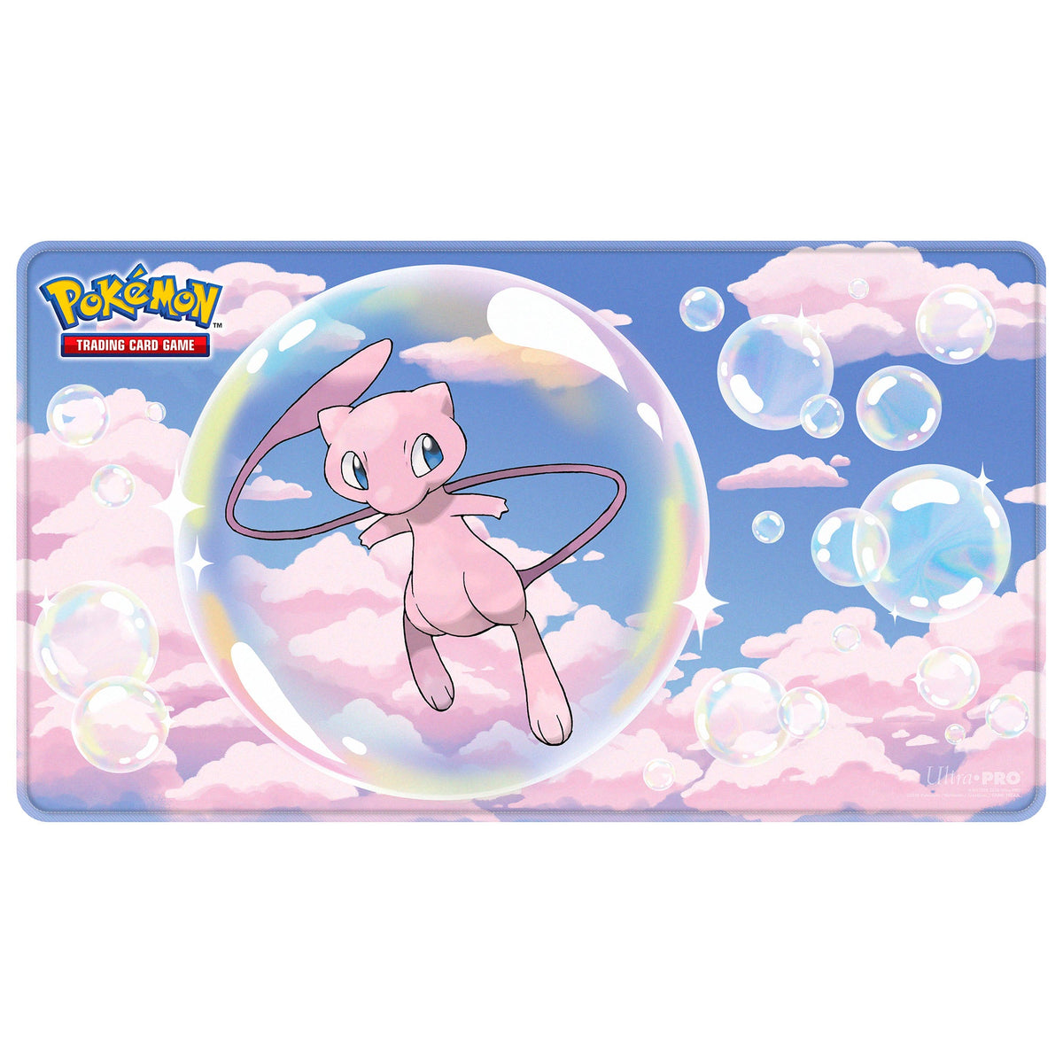 Stock image of Pokemon TCG: Mythical Pokemon Foil Playmat (Mew). May not accurately reflect the condition of the actual product.