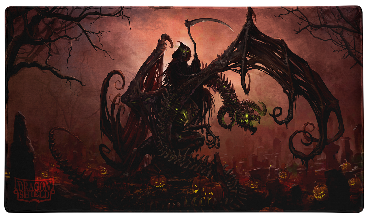Stock image of Dragon Shield Halloween 2025 Playmat & Tube. May not accurately reflect the condition of the actual product.