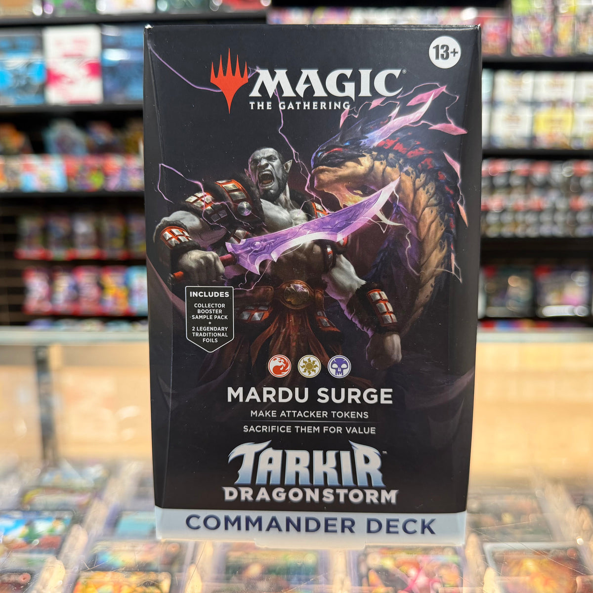 Stock image of Mardu Surge Tarkir Dragonstorm Commander Deck. May not accurately reflect the condition of the actual product.