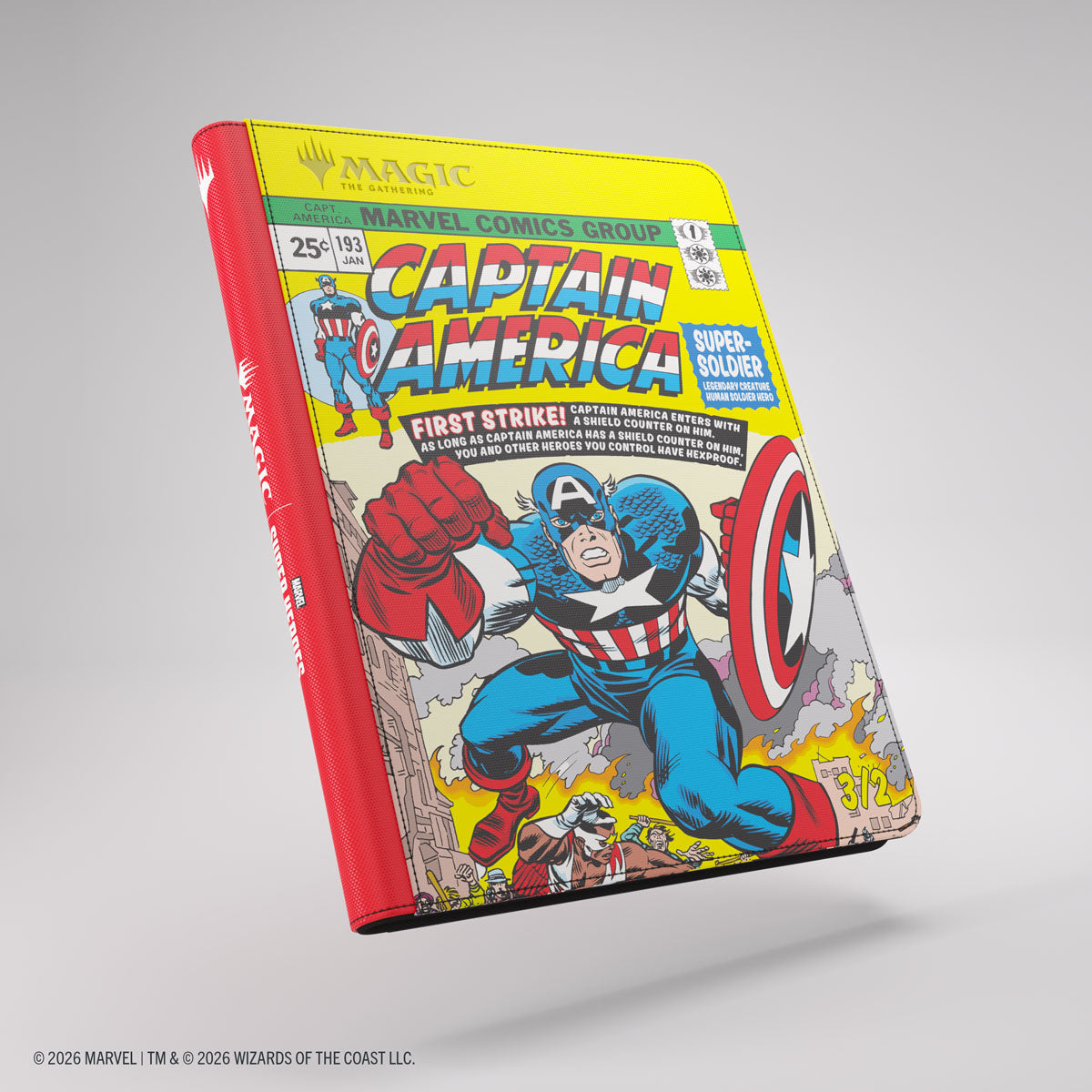 Stock image of Gamegenic: Magic: The Gathering | Marvel Super Heroes Zip-Up Album 18-Pocket - Captain America/Black Panther. May not accurately reflect the condition of the actual product.