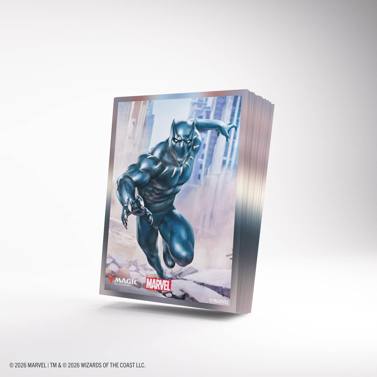 Stock image of Gamegenic: Magic: The Gathering | Marvel Super Heroes Premium Art Sleeves - Black Panther. May not accurately reflect the condition of the actual product.
