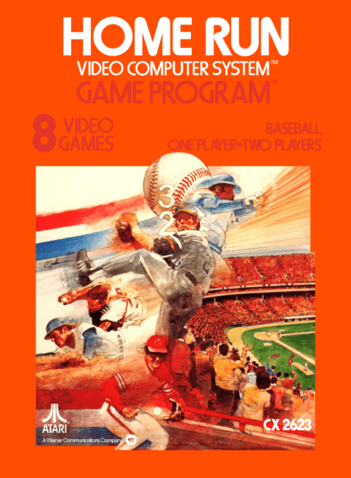 Stock image of Home Run (Atari 2600) | Game Cart Only. May not accurately reflect the condition of the actual product.