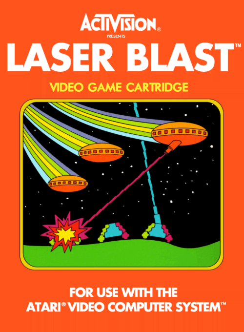Stock image of Laser Blast (Atari 2600) | Regular. May not accurately reflect the condition of the actual product.