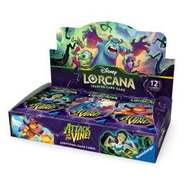 Stock image of Lorcana TCG: Attack of the Vine! Booster Box. May not accurately reflect the condition of the actual product.