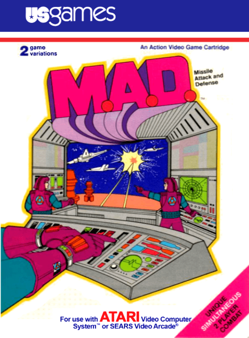 Stock image of MAD M.A.D. (Atari 2600) | CIB. May not accurately reflect the condition of the actual product.