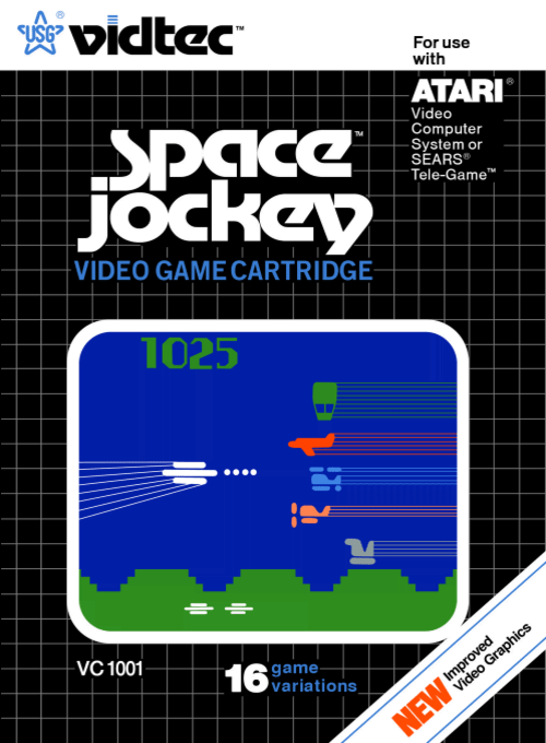 Stock image of Space Jockey (Atari 2600) | CIB. May not accurately reflect the condition of the actual product.