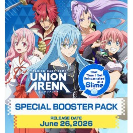 Stock image of Union Arena: That Time I Got Reincarnated as a Slime Special Booster Box. May not accurately reflect the condition of the actual product.