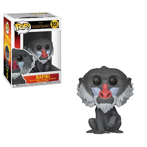 Stock image of Funko Pop! Disney Lion King: Rafiki (Live Action). May not accurately reflect the condition of the actual product.