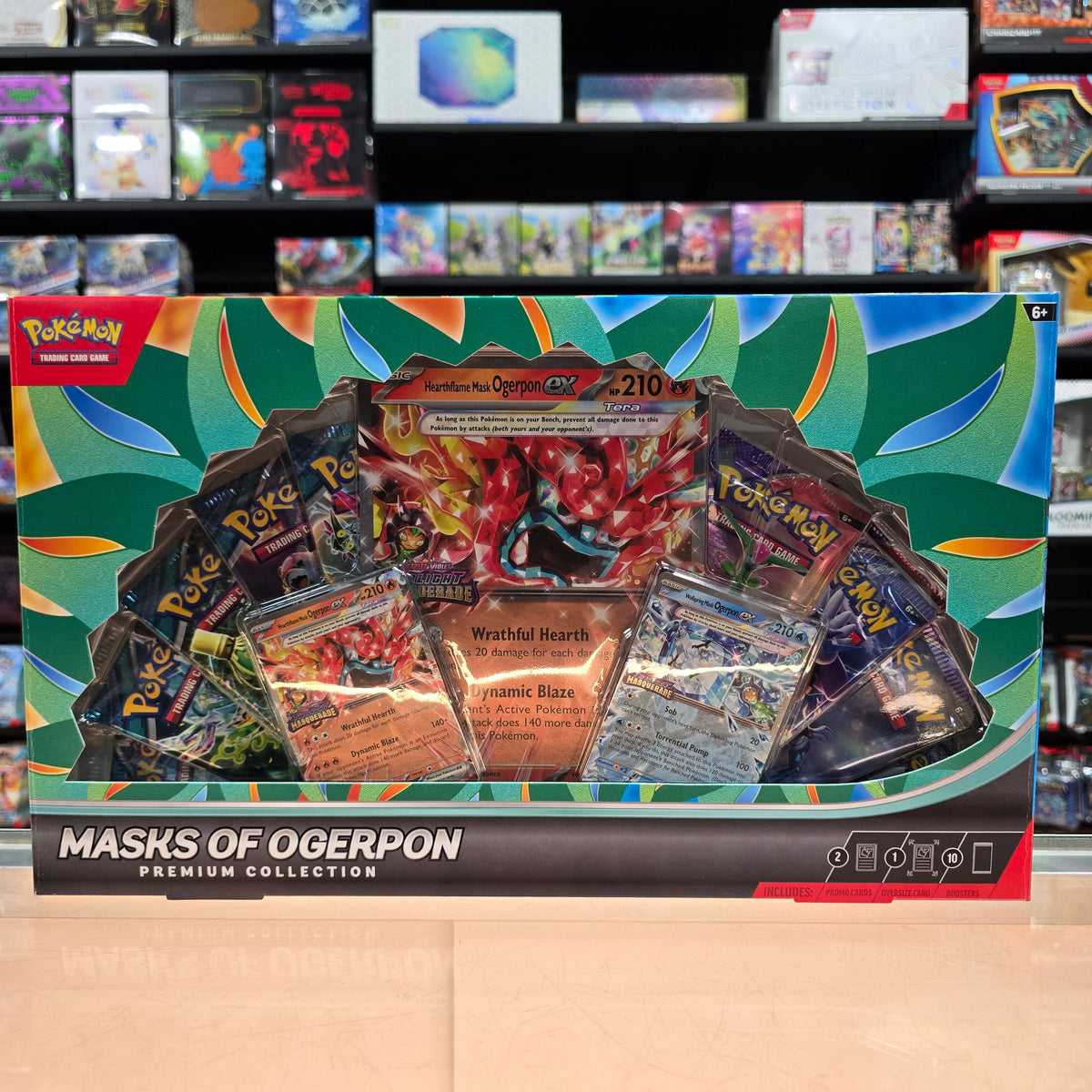 Stock image of Masks of Ogerpon Premium Collection. May not accurately reflect the condition of the actual product.