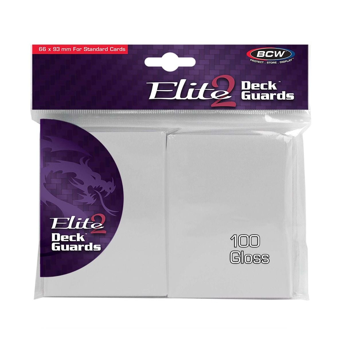 Stock image of BCW Elite 2 Deck Guards White. May not accurately reflect the condition of the actual product.