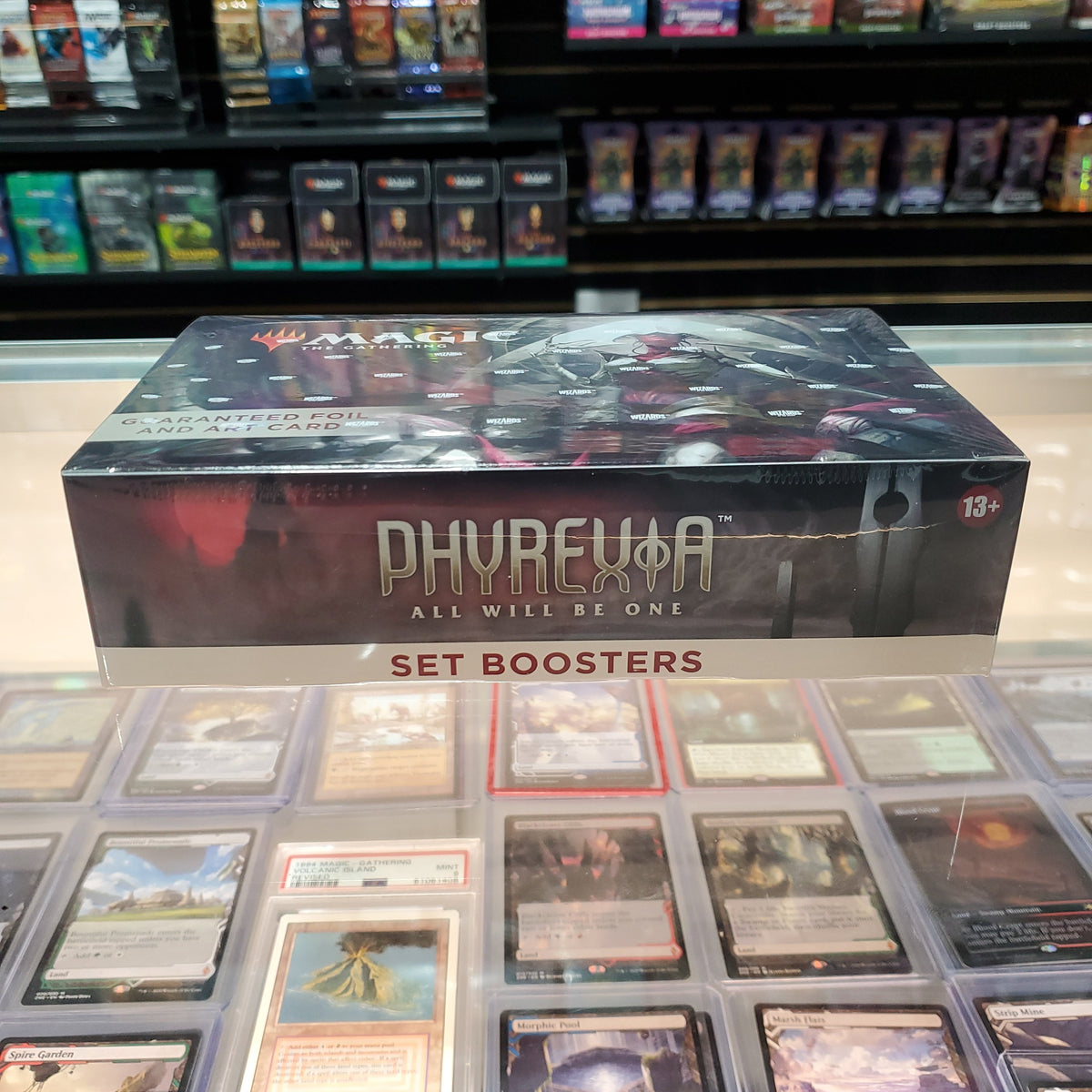 Stock image of Phyrexia All Will Be One Set Booster Box. May not accurately reflect the condition of the actual product.