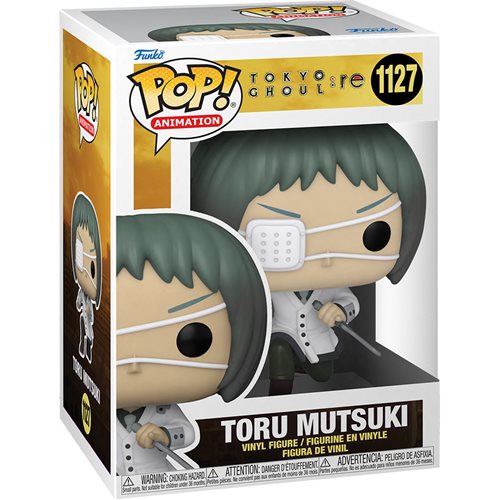 Stock image of Toru Mutsuki Tokyo Ghoul :re Funko Pop. May not accurately reflect the condition of the actual product.