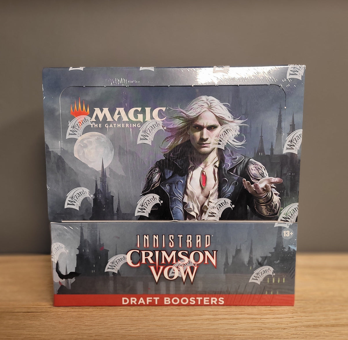 Stock image of Innistrad Crimsn Vow Draft Booster Box. May not accurately reflect the condition of the actual product.