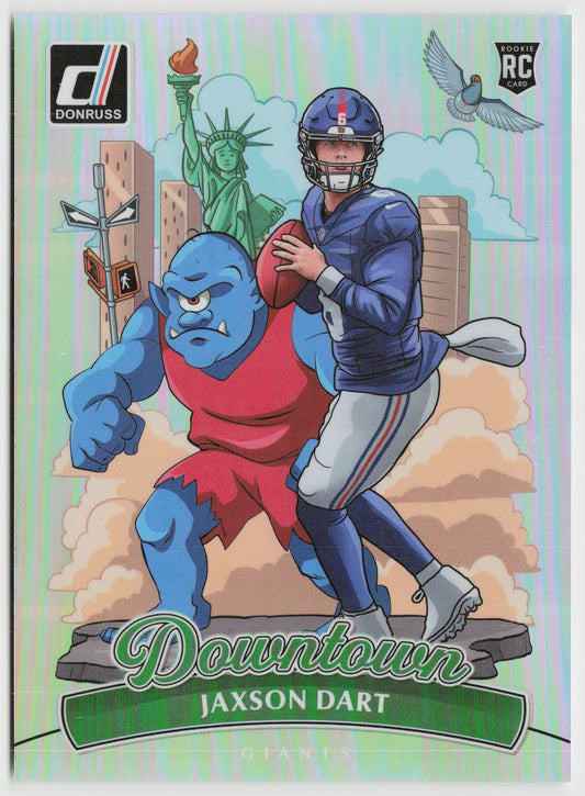 2025 Donruss #14 Jaxson Dart Downtown! 5x7