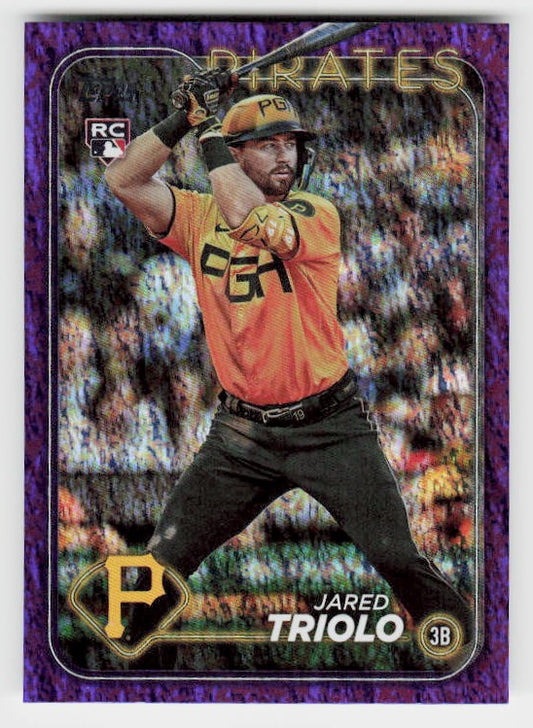 2024 Topps #281 Jared Triolo Purple Holofoil #/799