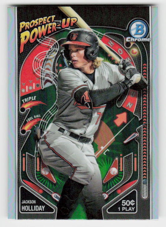 2024 Bowman #PP-5 Jackson Holliday Prospect Power-Up