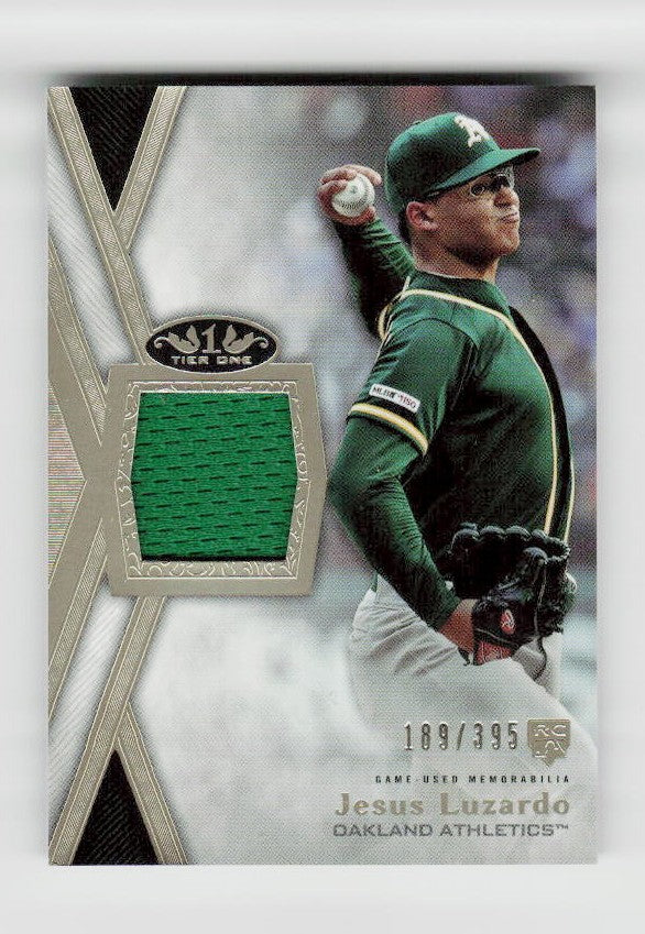 2020 Topps Tier One - Tier One Relics #T1R-JL Jesus Luzardo #/395