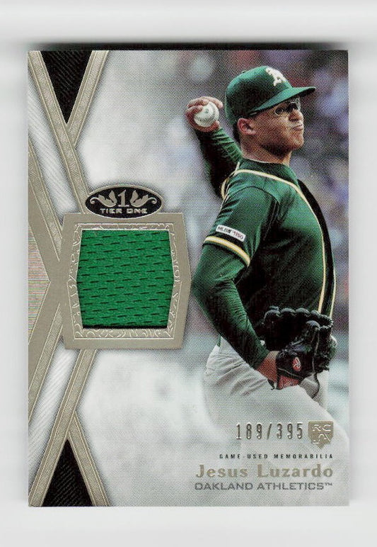 2020 Topps Tier One - Tier One Relics #T1R-JL Jesus Luzardo #/395