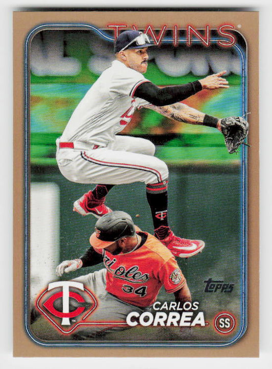 2024 Topps #400 Carlos Correa Gold #/2024