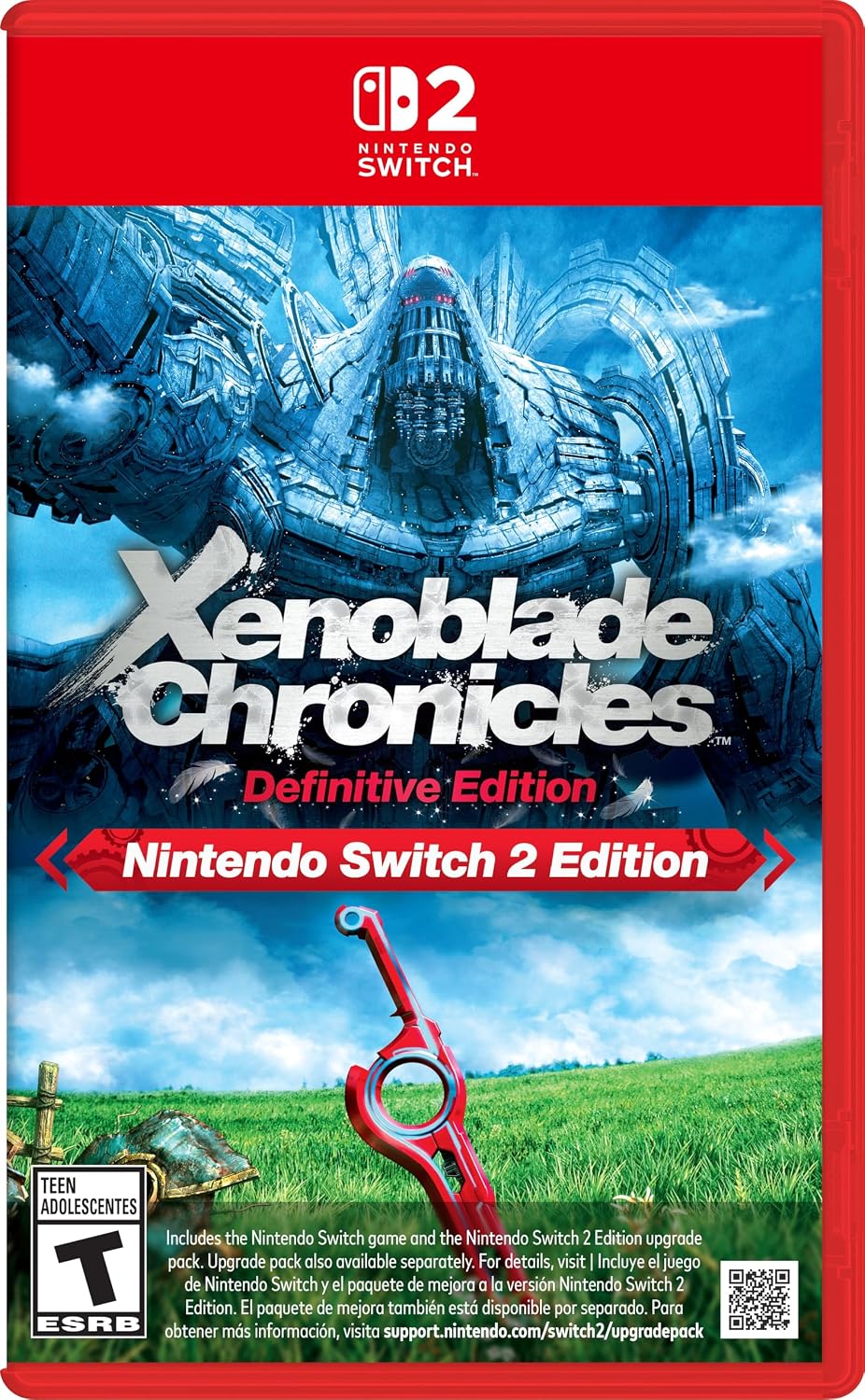 Stock image of Xenoblade Chronicles: Definitive Edition [Nintendo Switch 2 Edition] | (SEA) (Nintendo Switch 2). May not accurately reflect the condition of the actual product.