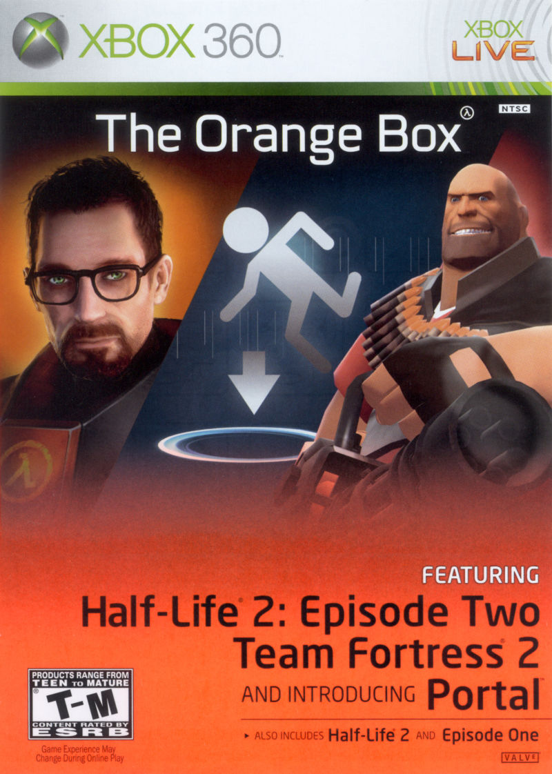 Stock image of Orange Box (Xbox 360) | Regular. May not accurately reflect the condition of the actual product.