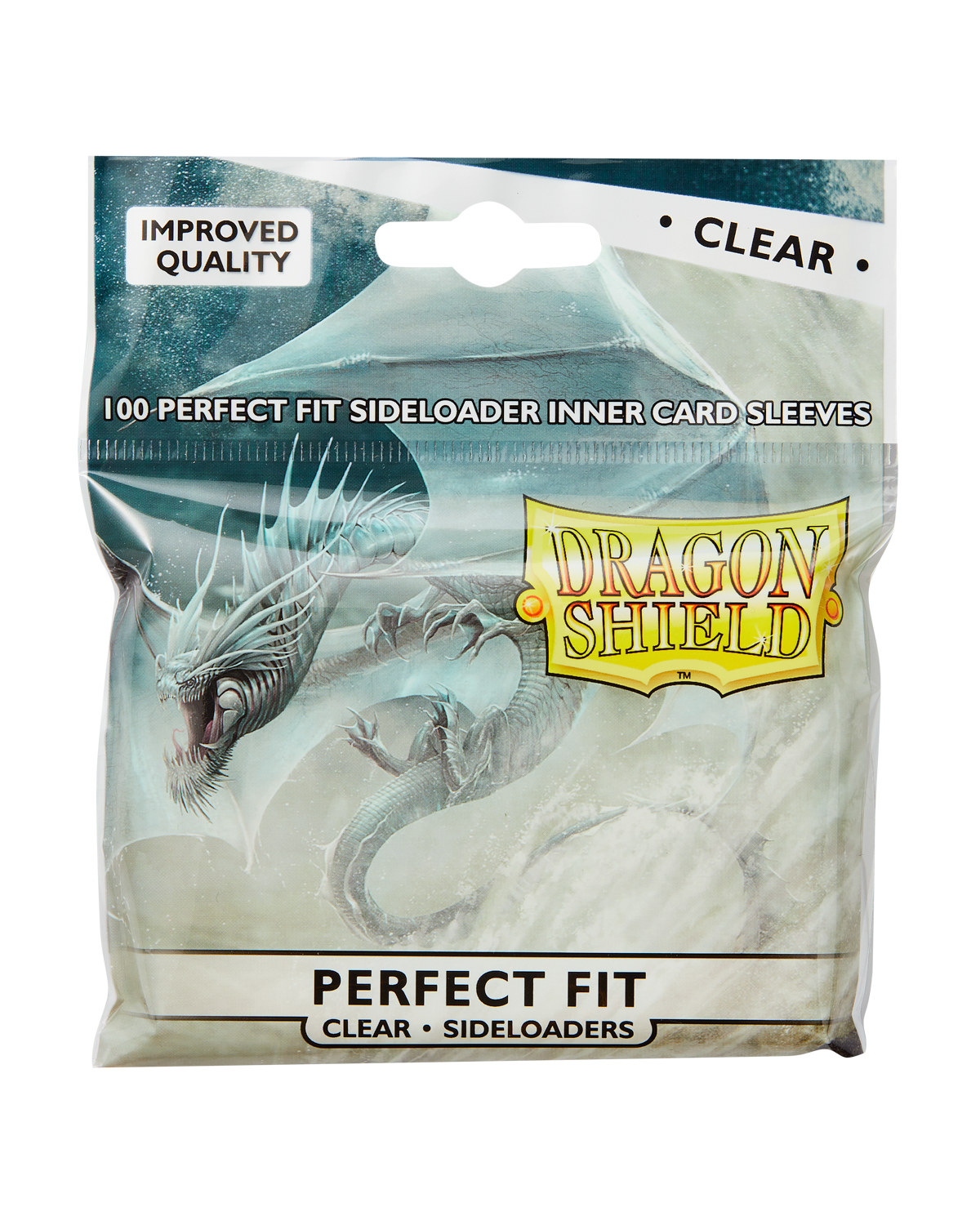 Stock image of Dragon Shield 100 Perfect Fit Clear Sideloaders. May not accurately reflect the condition of the actual product.