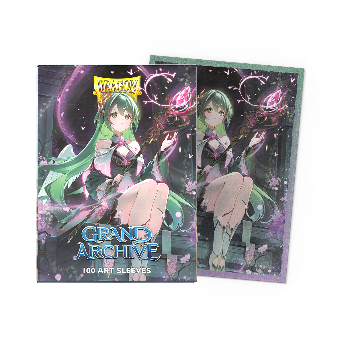 Stock image of Dragon Shield Sleeves: Standard Matte Dual Art Grand Archive - Ariel Archangel of Natura 100CT. May not accurately reflect the condition of the actual product.