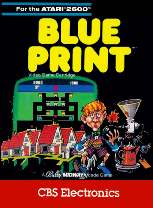 Stock image of Blue Print (Atari 2600) | Game Cart Only. May not accurately reflect the condition of the actual product.
