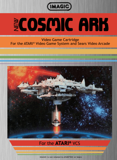 Stock image of Cosmic Ark (Atari 2600) | Regular. May not accurately reflect the condition of the actual product.