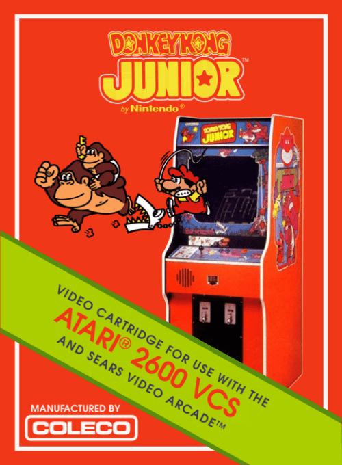Stock image of Donkey Kong Junior (Atari 2600) | Regular. May not accurately reflect the condition of the actual product.