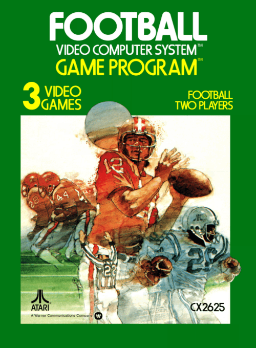 Stock image of Football (Atari 2600) | Game Cart Only. May not accurately reflect the condition of the actual product.