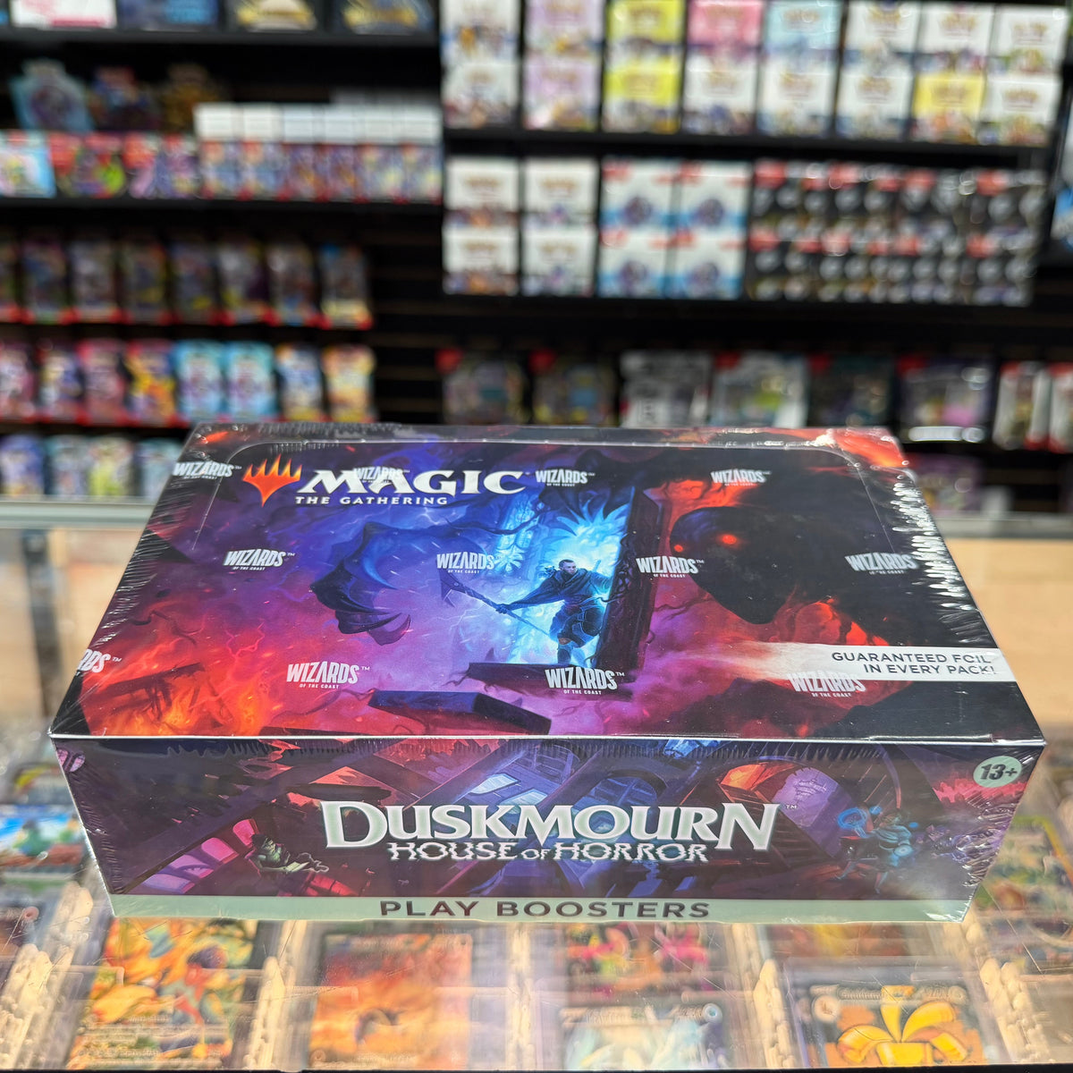 Stock image of Magic: The Gathering Duskmourn: House of Horror Play Booster Box. May not accurately reflect the condition of the actual product.