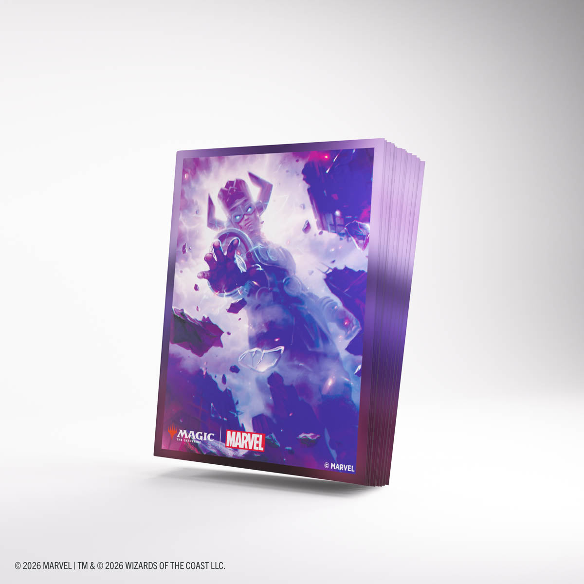 Stock image of Gamegenic: Magic: The Gathering | Marvel Super Heroes Premium Art Sleeves - Galactus Token. May not accurately reflect the condition of the actual product.