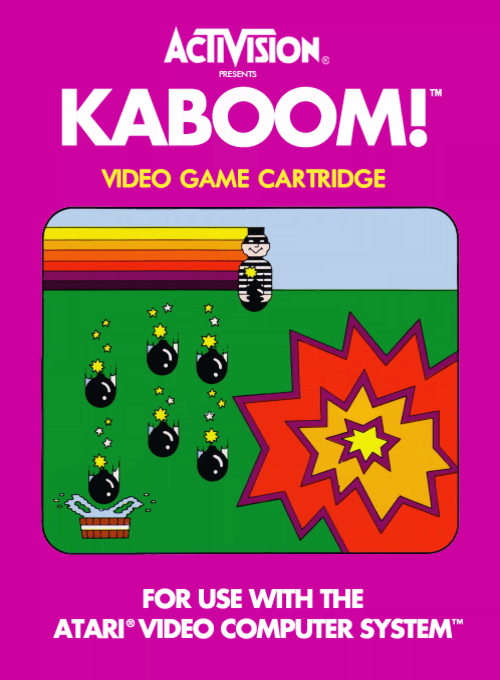 Stock image of Kaboom (Atari 2600) | Regular. May not accurately reflect the condition of the actual product.