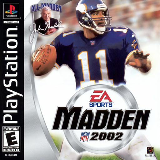 Stock image of Madden NFL Football 2002 (PlayStation 1) PS1 | Regular. May not accurately reflect the condition of the actual product.