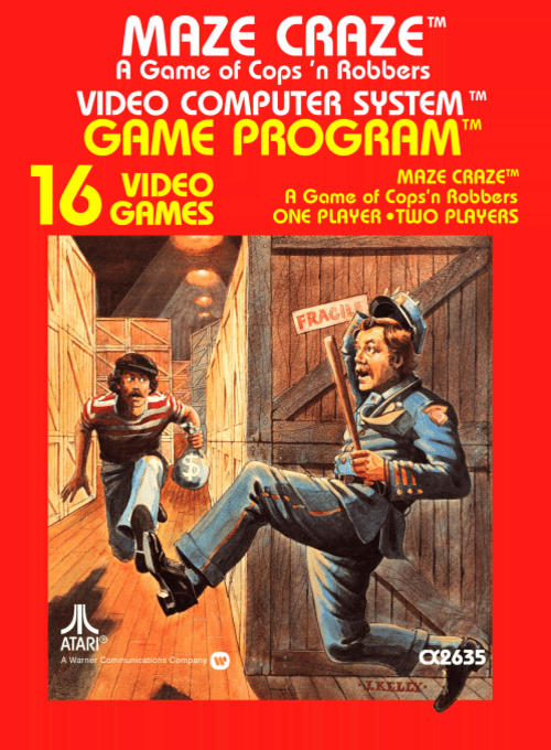 Stock image of Maze Craze (Atari 2600) | Regular. May not accurately reflect the condition of the actual product.