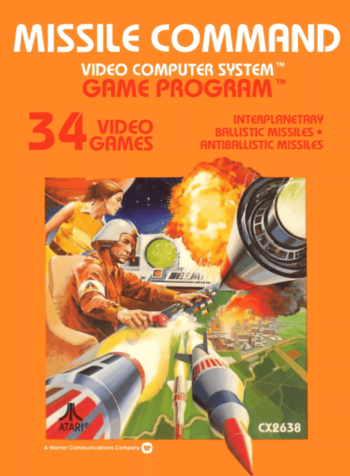 Stock image of Missile Command (Atari 2600) | CIB. May not accurately reflect the condition of the actual product.