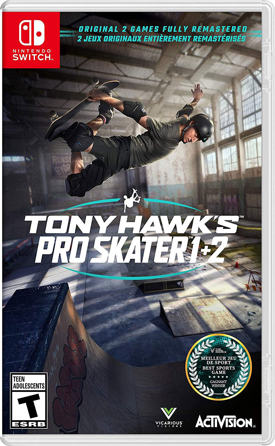 Stock image of Tony Hawk's Pro Skater 1+2 | (GB) (Nintendo Switch). May not accurately reflect the condition of the actual product.