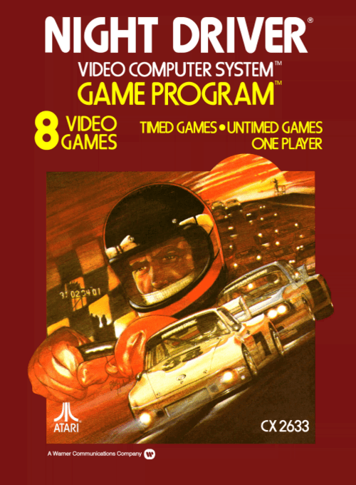 Stock image of Night Driver (Atari 2600) | Regular. May not accurately reflect the condition of the actual product.