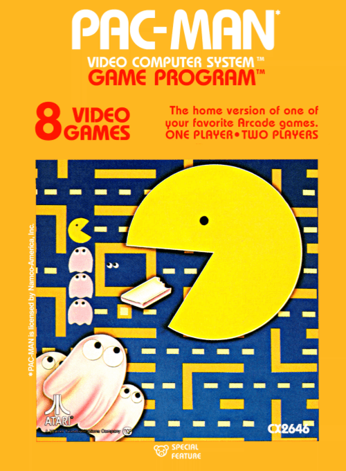 Stock image of Pac-Man (Atari 2600) | Game Cart Only. May not accurately reflect the condition of the actual product.