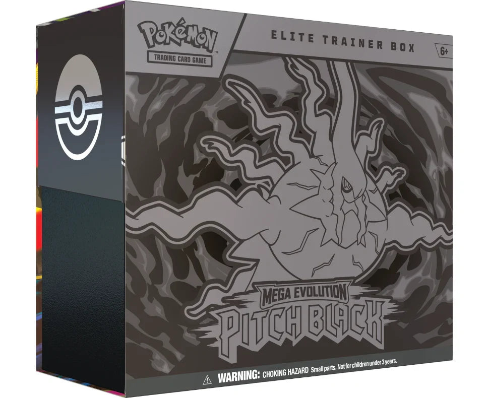 Stock image of Pokemon Mega Evolution 5 Pitch Black Elite Trainer. May not accurately reflect the condition of the actual product.