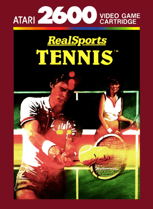 Stock image of RealSports Tennis (Atari 2600) | Regular. May not accurately reflect the condition of the actual product.