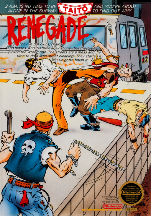 Stock image of Renegade (Nintendo) NES | with Booklet. May not accurately reflect the condition of the actual product.
