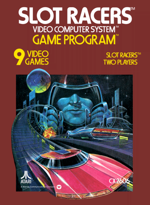 Stock image of Slot Racers (Atari 2600) | Regular. May not accurately reflect the condition of the actual product.