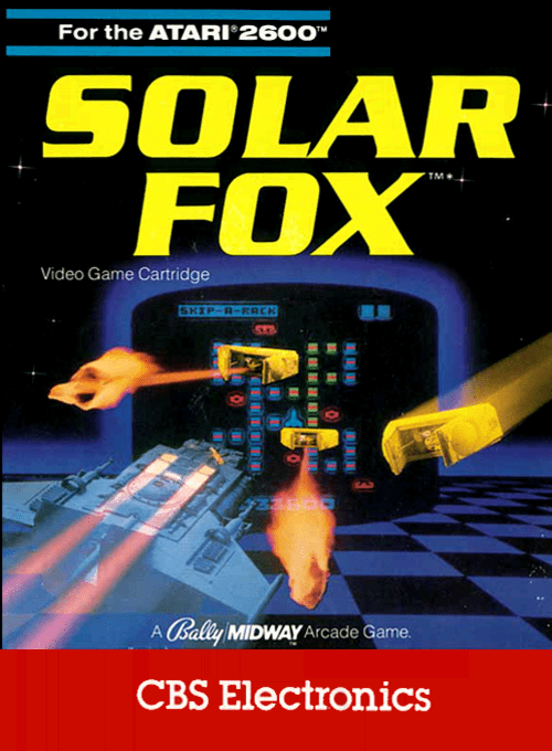 Stock image of Solar Fox (Atari 2600). May not accurately reflect the condition of the actual product.
