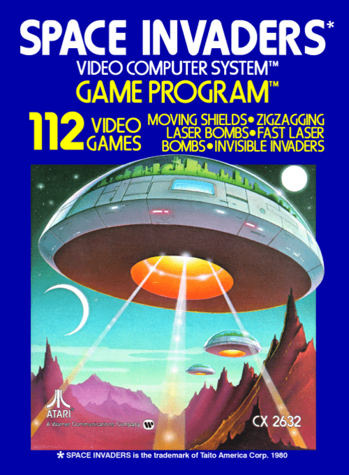 Stock image of Space Invaders (Atari 2600) | Game Cart Only. May not accurately reflect the condition of the actual product.