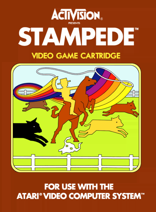 Stock image of Stampede (Atari 2600) | CIB. May not accurately reflect the condition of the actual product.