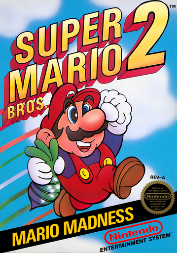 Stock image of Super Mario Bros. 2 (Nintendo) NES | with Booklet. May not accurately reflect the condition of the actual product.