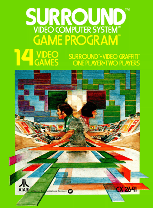 Stock image of Surround (Atari 2600) | Game Cart Only. May not accurately reflect the condition of the actual product.